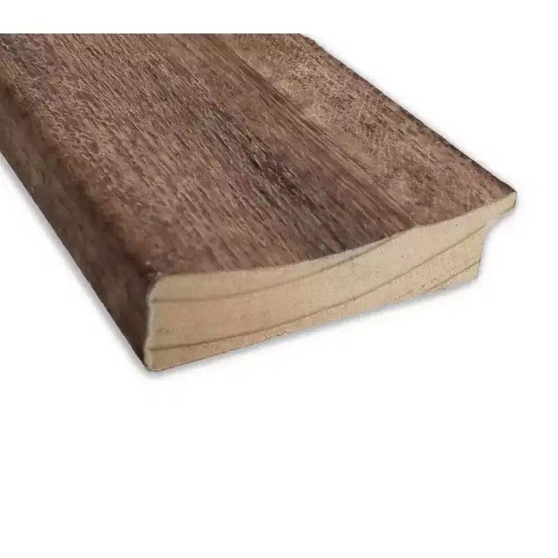 Specchio da porta in legno marrone a forma di gufo non smussato, 20" x 54"