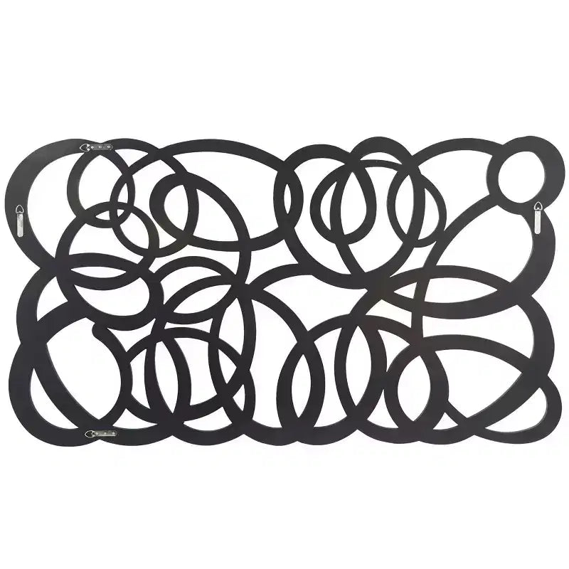 Specchio da parete geometrico in vetro 35"x64", argento
