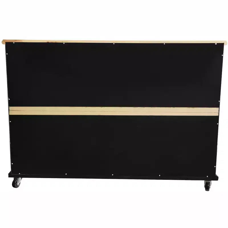 Madia per vini da buffet con contenitore, colore nero