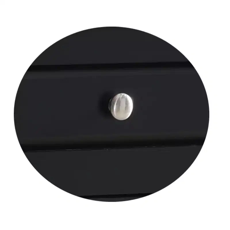 Madia per vini da buffet con contenitore, colore nero