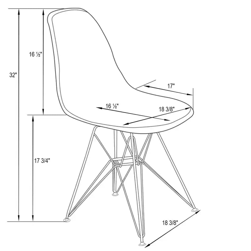 Sedia da pranzo moderna in acrilico con base Eiffel cromata color oro, elegante sedia d'accento per sala da pranzo, cucina o ufficio in stile contemporaneo