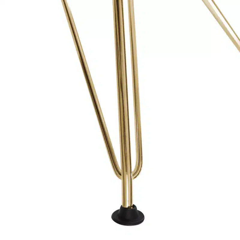 Sedia da pranzo moderna in acrilico con base Eiffel cromata color oro, elegante sedia d'accento per sala da pranzo, cucina o ufficio in stile contemporaneo
