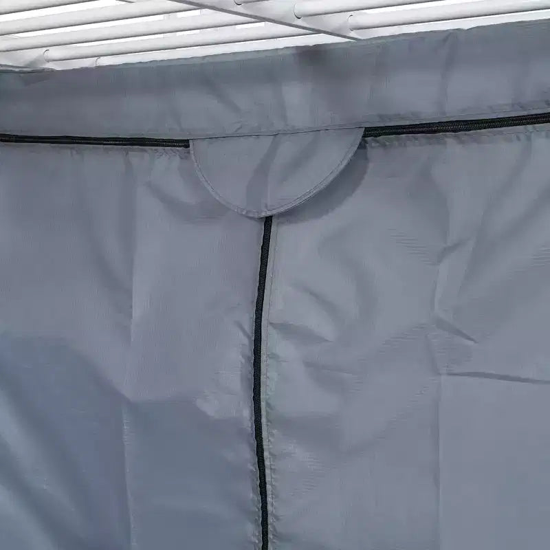 Letto a soppalco in metallo con scrivania, mensole, armadio, presa di corrente e LED