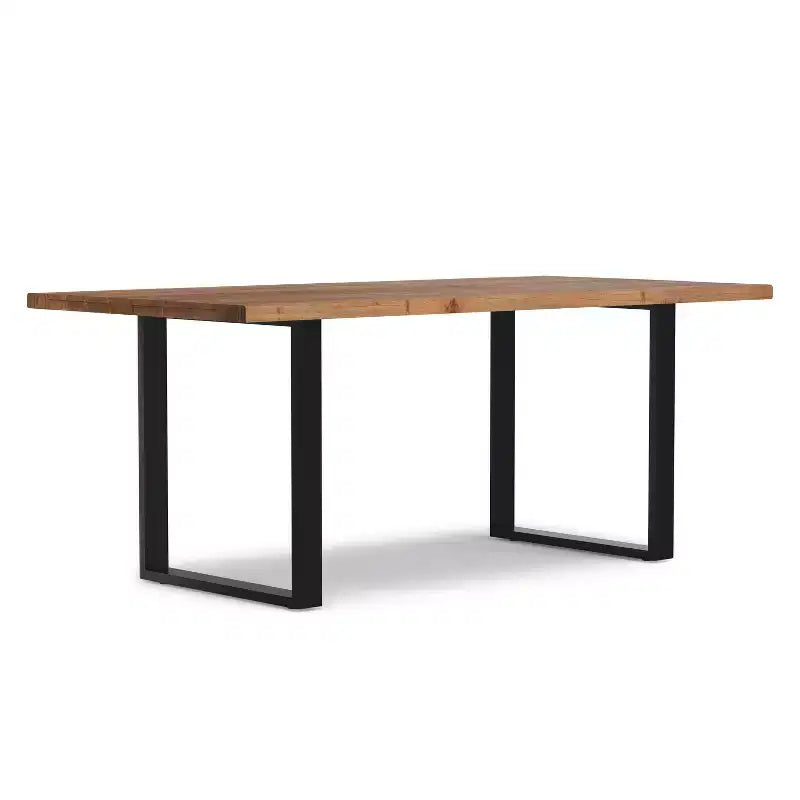72 inch x 36 inch Rectangle Modern Industrial Dining Table