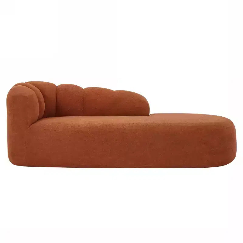 80" 3-Seater Modern Curved Upholstered Sofa