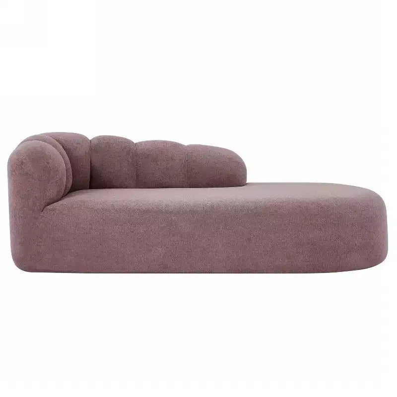 80" 3-Seater Modern Curved Upholstered Sofa