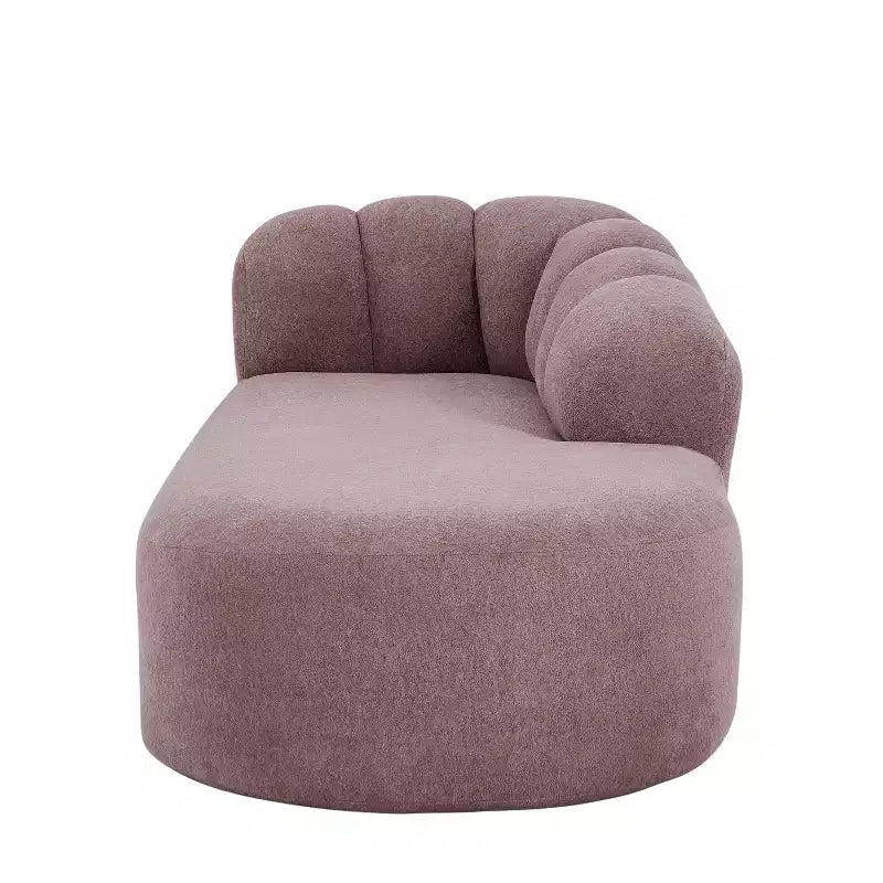 80" 3-Seater Modern Curved Upholstered Sofa