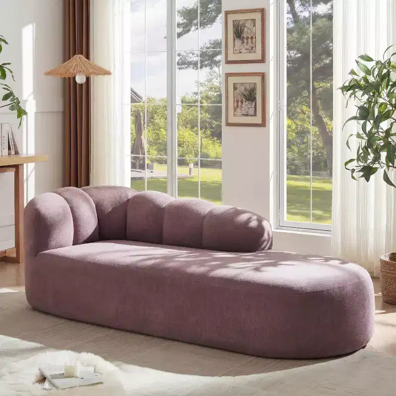 Christopher Knight Home Daphne 80 3-Seater Modern Curved Upholstered Sofa