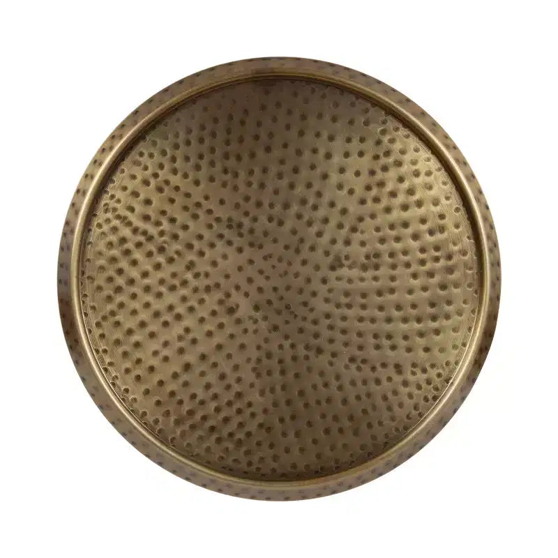 Tavolino portabevande in metallo regolabile, 11x11x30, oro