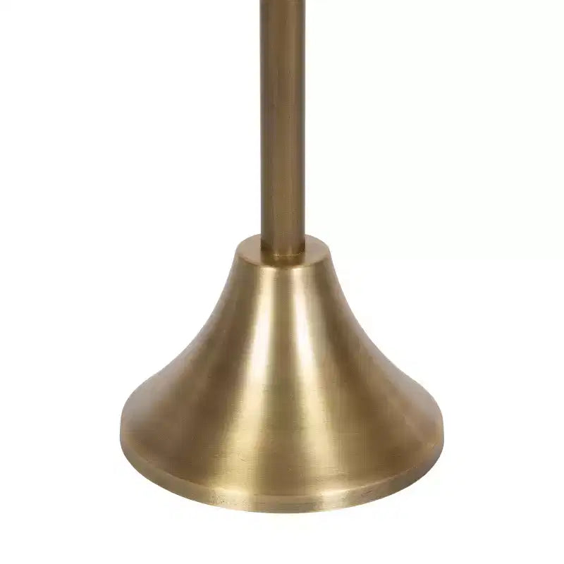 Tavolino portabevande in metallo regolabile, 11x11x30, oro